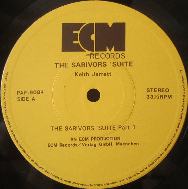 Release: The Survivors' Suite-Vinyl-Japan-1977-PAP-9084-2937377