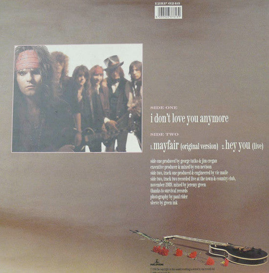 Master Release: I Don't Love You Anymore by The Quireboys