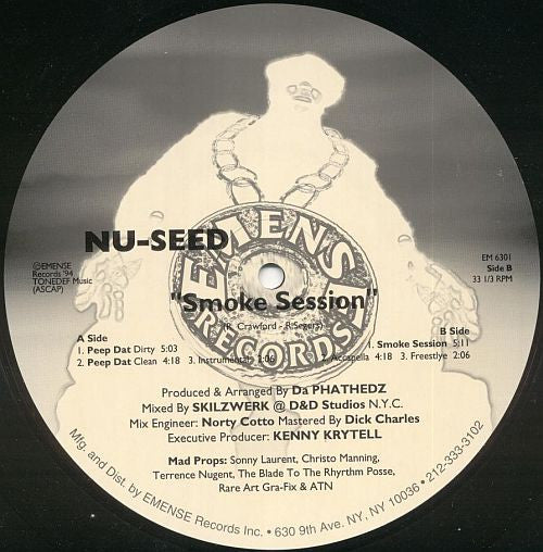 Release: Peep Dat / Smoke Session-Vinyl-US-1994-EM 6301-1070707