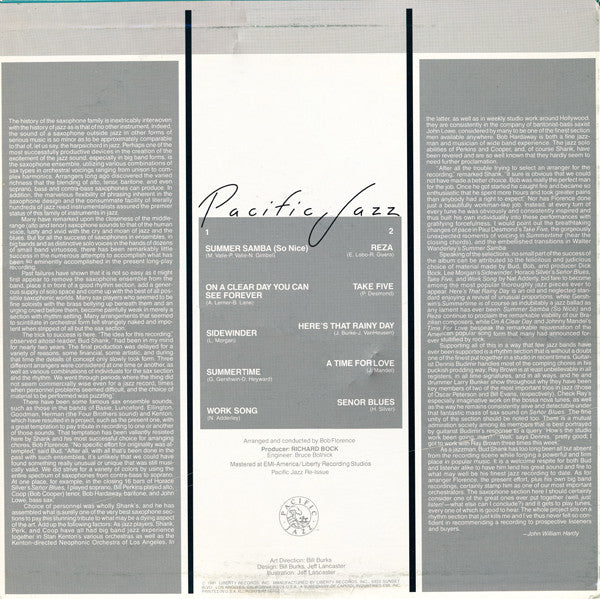 Bud Shank And The Sax Section