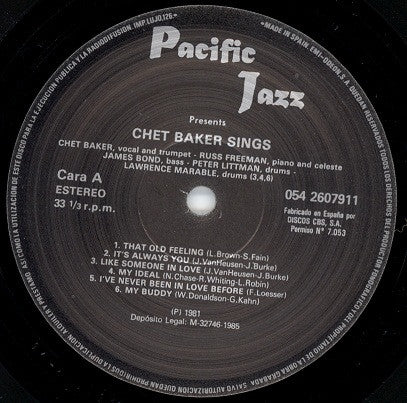 Chet Baker Sings