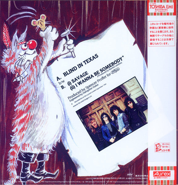 Release: Blind In Texas-Vinyl-Japan-1985-S14-118-3503118