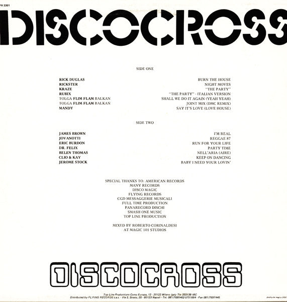 Master Release: Discocross by Various