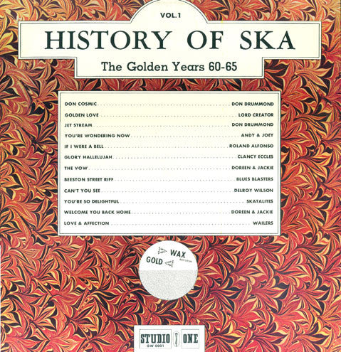 Master Release: History Of Ska Vol. 1 - The Golden Years 60-65  by Various