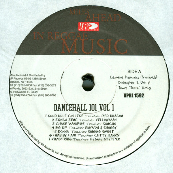 Master Release: Dancehall 101 Vol. 1 by Various
