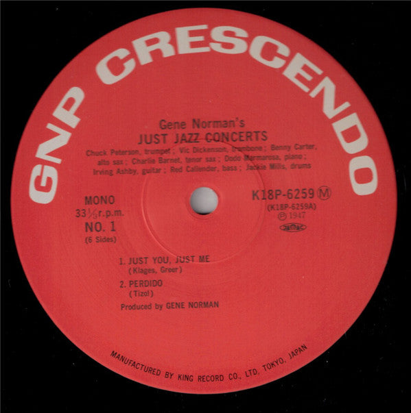 Gene Norman Presents Just Jazz Concerts (1947-49)