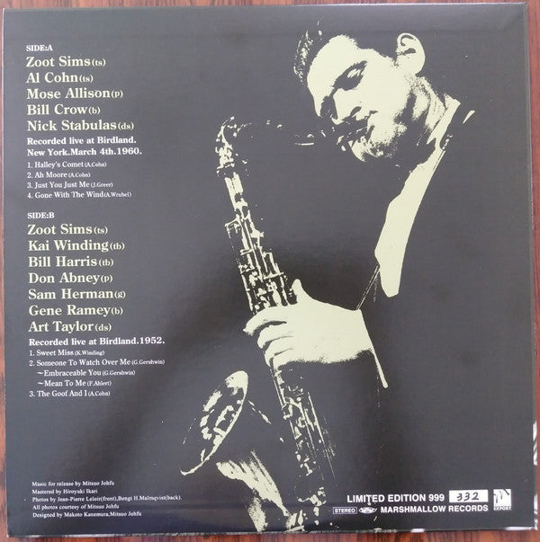 Master Release: At Birdland by Zoot Sims