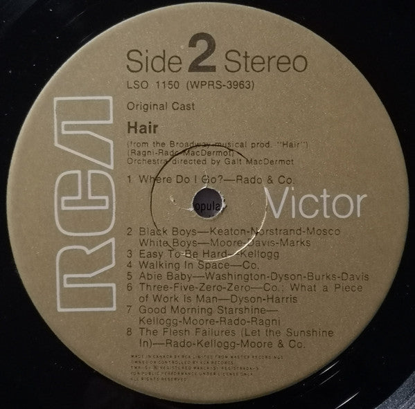 Hair - The American Tribal Love-Rock Musical (The Original Broadway Cast Recording)