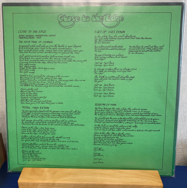 Close To The Edge = 危機