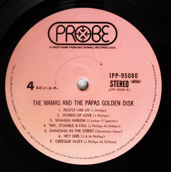 The Mamas & The Papas Golden Disk