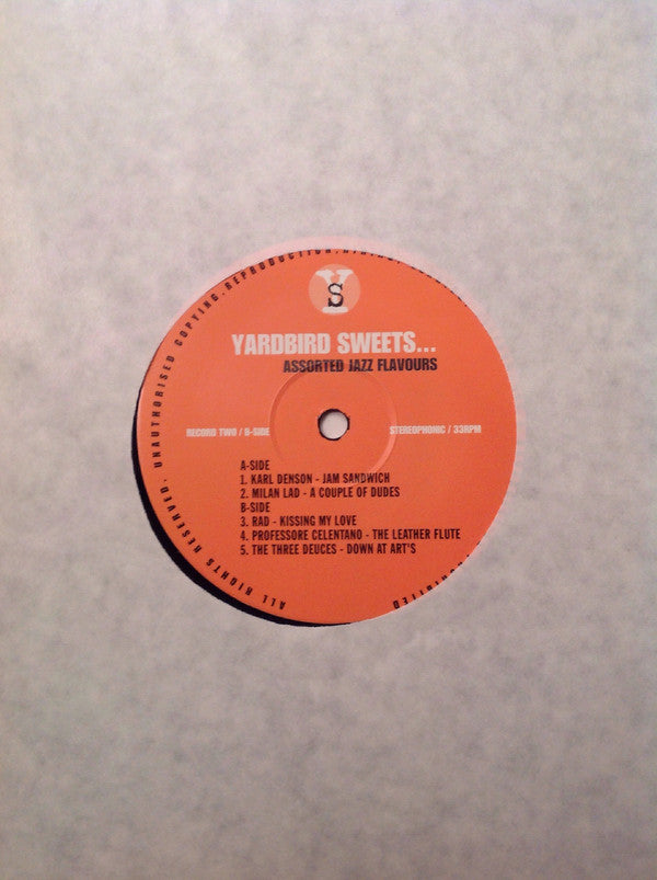 Yardbird Sweets...Assorted Jazz Flavours