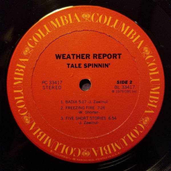 Release: Tale Spinnin'-Vinyl-US-1975-PC 33417-12273737
