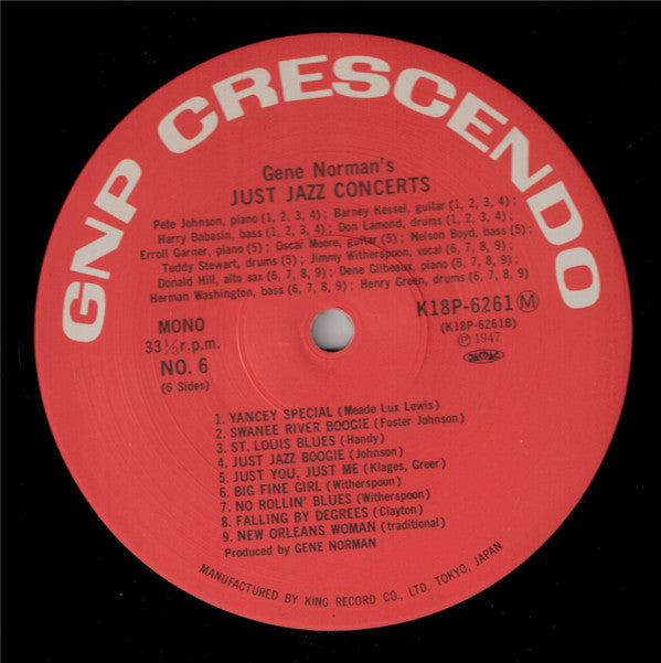 Gene Norman Presents Just Jazz Concerts (1947-49)