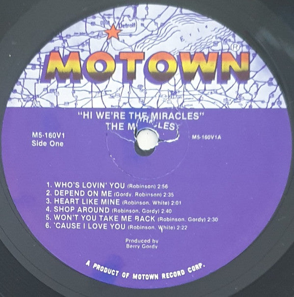 Release: Hi We're The Miracles-Vinyl-US-1981-M5-160V1-15165387