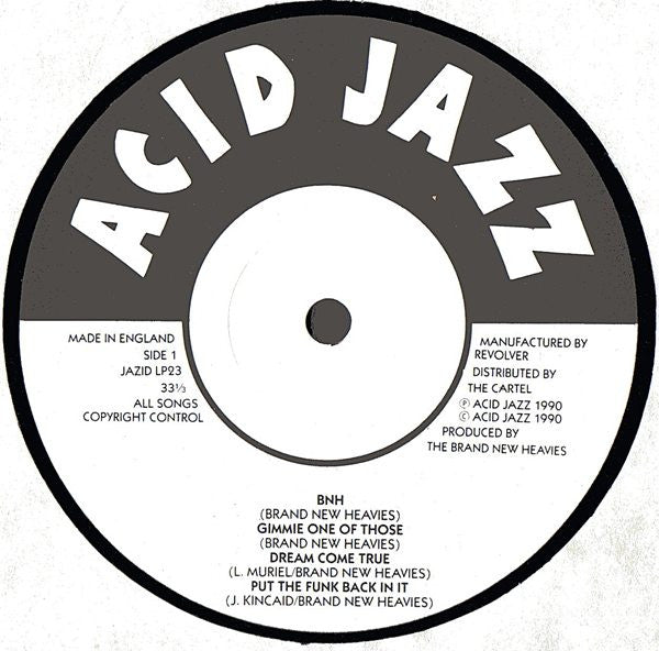 Release: The Brand New Heavies-Vinyl-UK-1990-JAZID LP23-57215