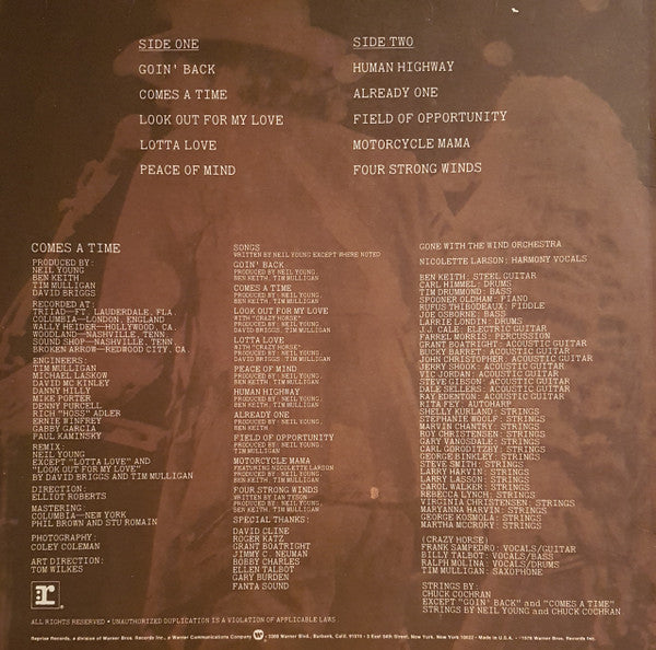 Release: Comes A Time-Vinyl-US-1978-MSK 2266-12360480