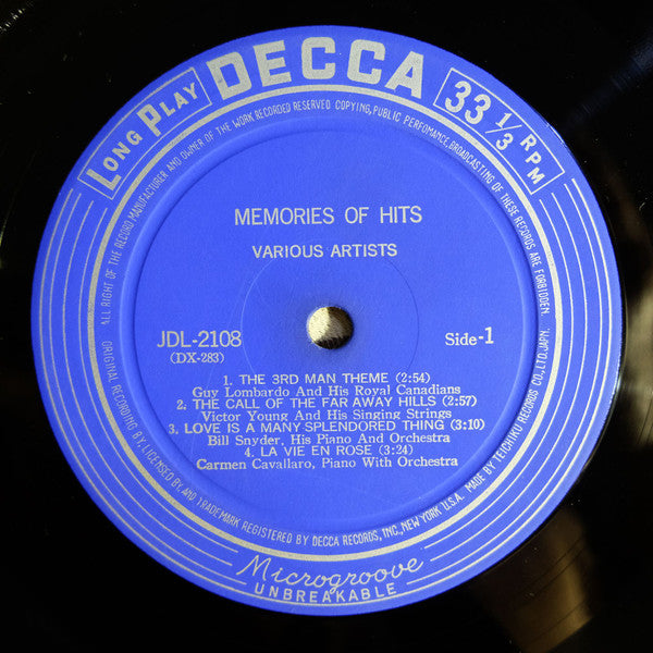 Memories Of Hits = 懐かしのメロディー