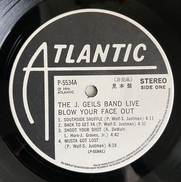 Release: Live - Blow Your Face Out-Vinyl-Japan-1976-P-5534/5A-18837295