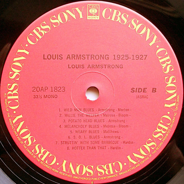 Louis Armstrong 1925-1927
