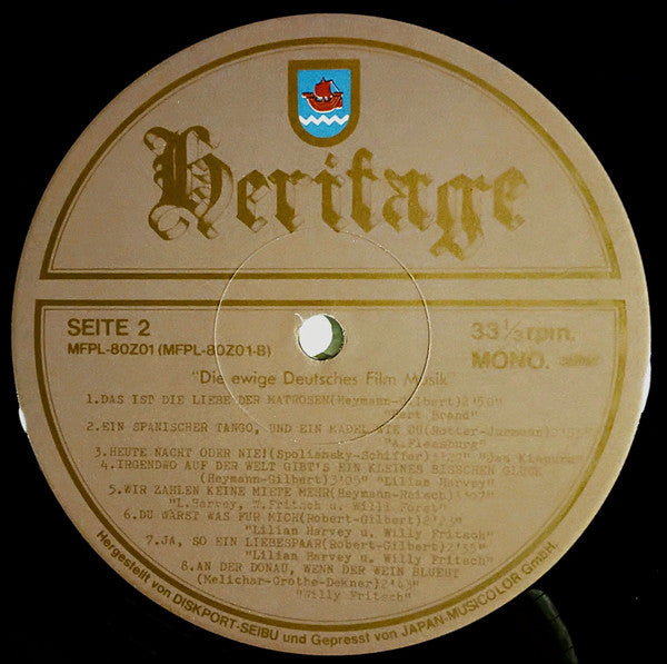 Die Ewige Deutsches Film Musik = 不滅のドイツ映画主題歌曲集