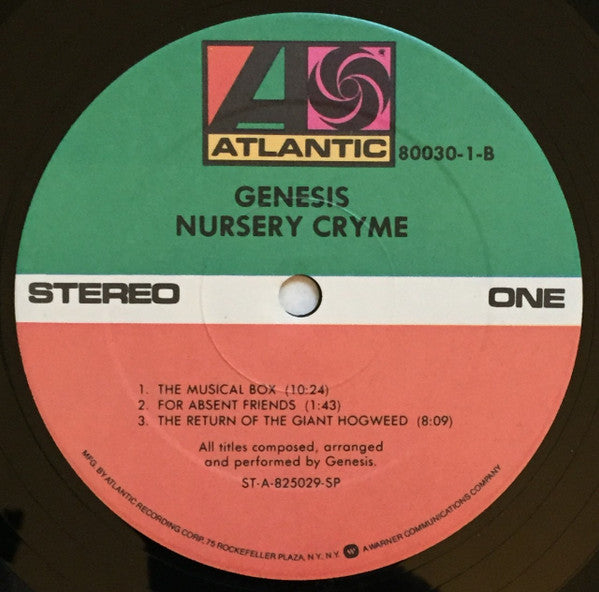 Release: Nursery Cryme-Vinyl-US-None-80030-1-B, 7 80030-1-B-11146773