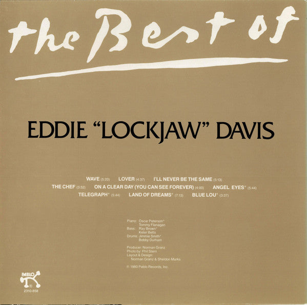Master Release: Unknown Release by Eddie "Lockjaw" Davis