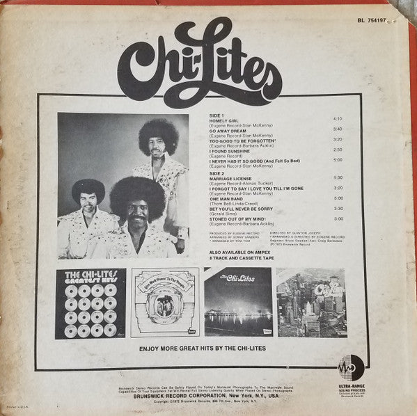 Release: Chi-Lites-Vinyl-US-1973-BL 754197-10040875