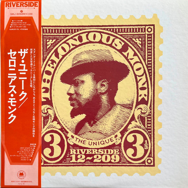 Release: The Unique Thelonious Monk-Vinyl-Japan-1974-SMJ-6068M, SRS-6027, RLP12-209-25179010