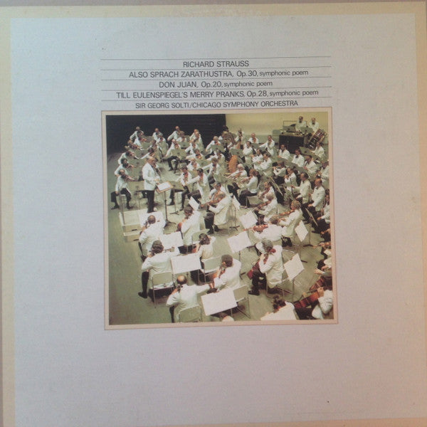 Also Sprach Zarathustra, Don Juan, Till Eulespiegel's Merry Pranks