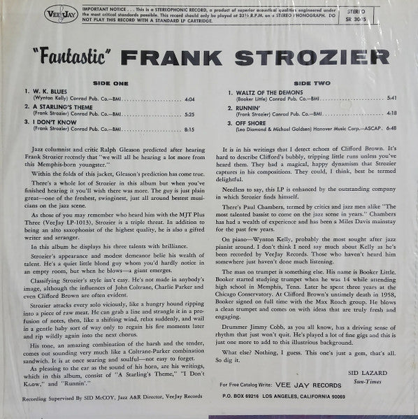Fantastic Frank Strozier