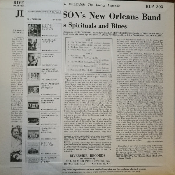 Jim Robinson Plays Spirituals And Blues
