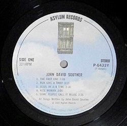 Release: John David Souther-Vinyl-Japan-1976-P-6433Y-10476821