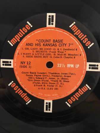 Release: Count Basie And The Kansas City 7-Vinyl-Japan-1962-NY-12-13005584