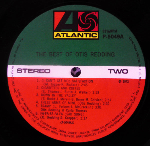 The Best Of Otis Redding = ベスト・オブ・オーティス・レディング