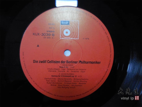 Release: 12 Cellisten Der Berliner Philharmoniker-Vinyl-Japan-1976-KUX-3039-B-10922326