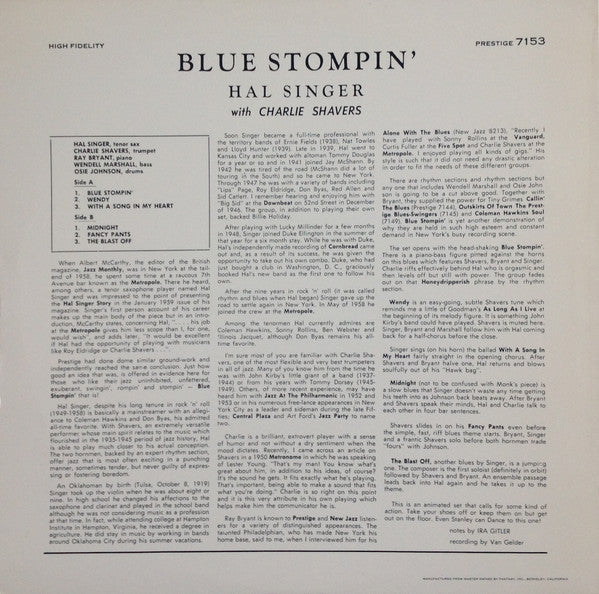 Blue Stompin'