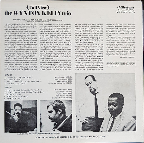Release: Full View-Vinyl-Japan-None-SMJX-10040, MSP 9004, MILES-10001-13623090