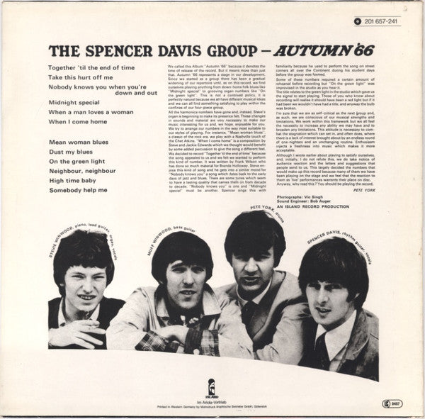 Release: Autumn '66-Vinyl-Germany-1980-201 657, 201 657-241-15192358