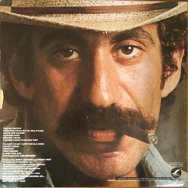 Release: Time In A Bottle, Jim Croce's Greatest Love Songs-Vinyl-US-1976-LS 8007-19946080