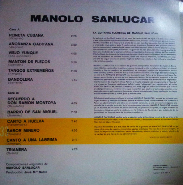 Release: Inspiraciones-Vinyl-Spain-1970-7198 UN, 7.198-UN-12133503