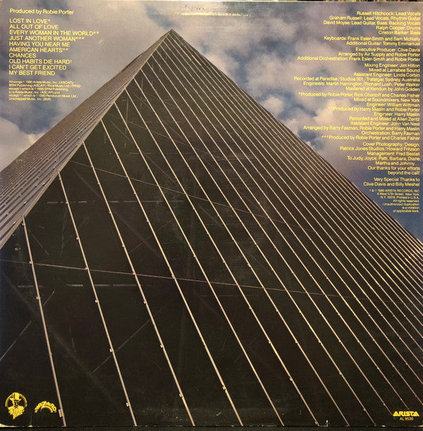 Release: Lost In Love-Vinyl-US-1980-AL 9530, AL 9530, AL 9530-11619582