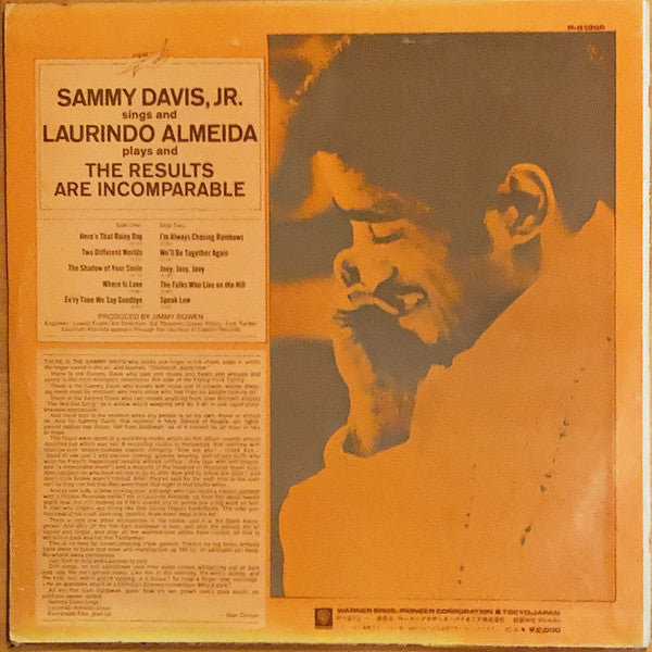 Release: Sammy Davis, Jr. Sings Laurindo Almeida Plays -Vinyl-Japan-None-P-8186R-15705296