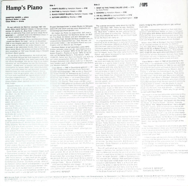 Hamp's Piano