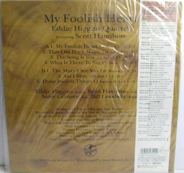 Release: My Foolish Heart-Vinyl-Japan-2003-TKJV-19118-12825319
