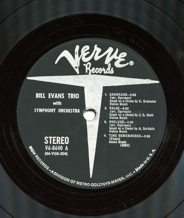 Bill Evans Trio With Symphony Orchestra