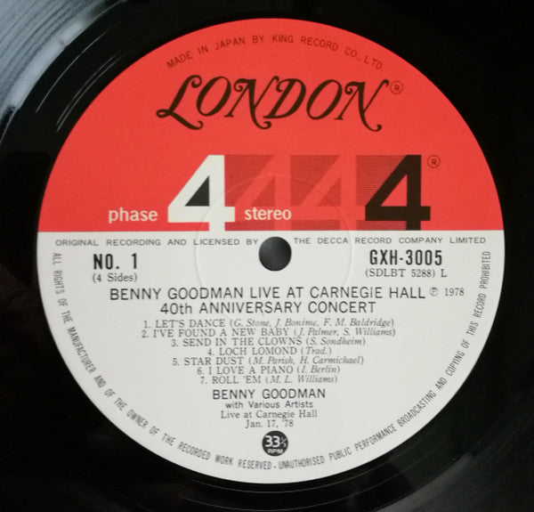 Live At Carnegie Hall 40th Anniversary Concert