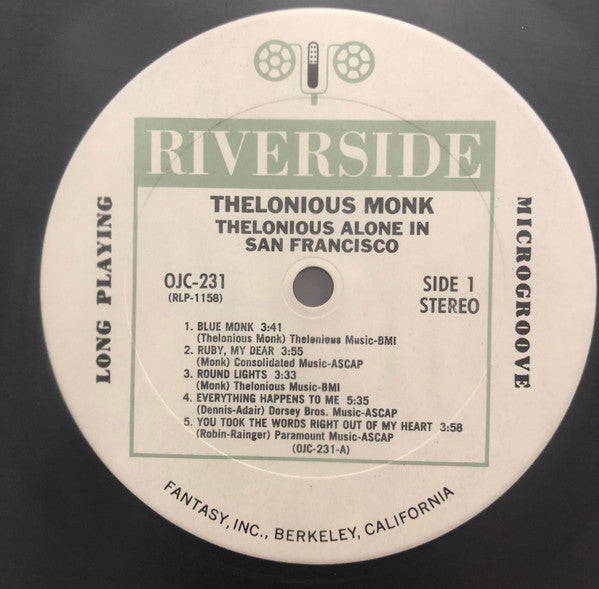 Thelonious Alone In San Francisco