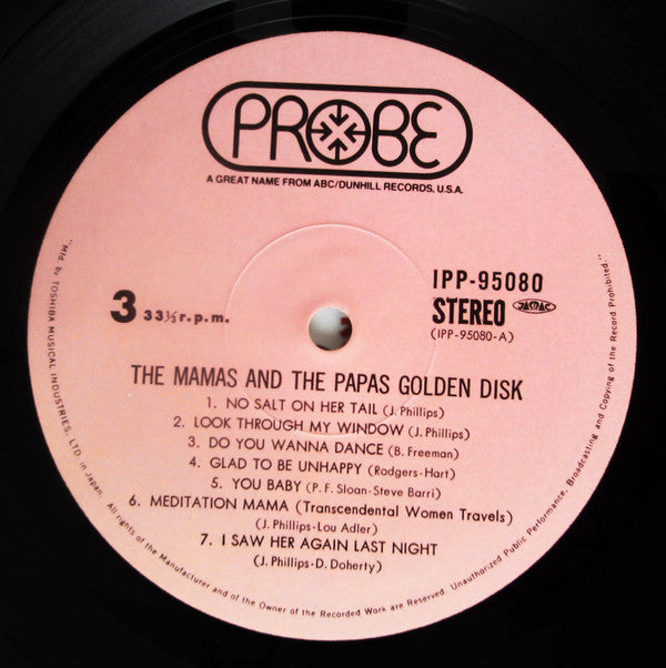 The Mamas & The Papas Golden Disk