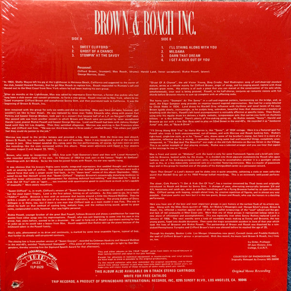 Brown & Roach Inc. - 1954