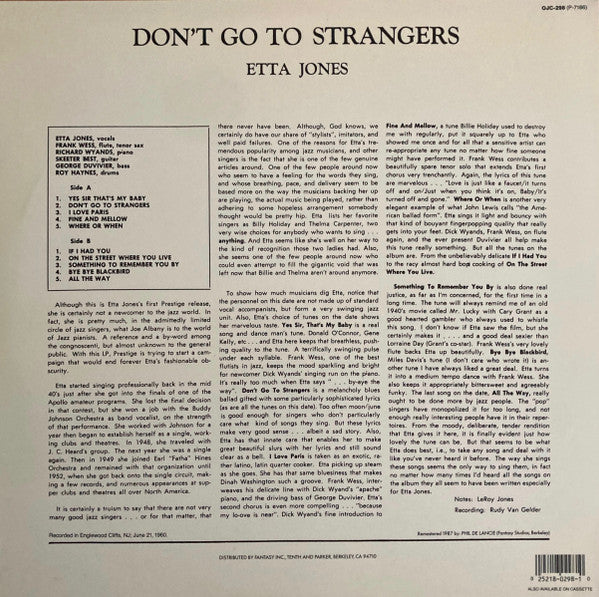 Don't Go To Strangers